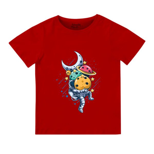 Astronaut Round Neck T-shirt for Girls - Image 6