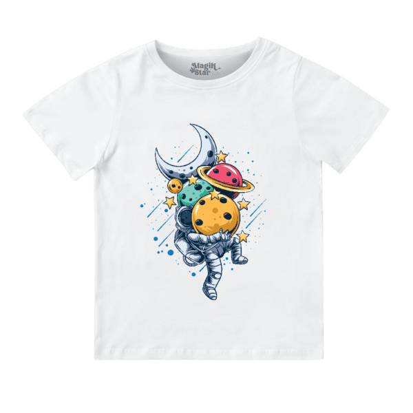 Astronaut Round Neck Boys T-shirt - Image 2