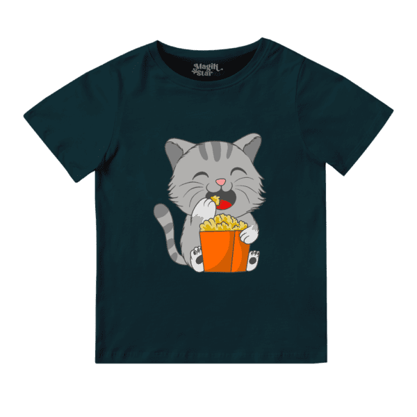 Popcorn Kitty Boys T-shirt - Image 9