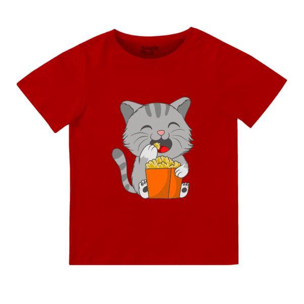 Popcorn Kitty Boys T-shirt - Image 5