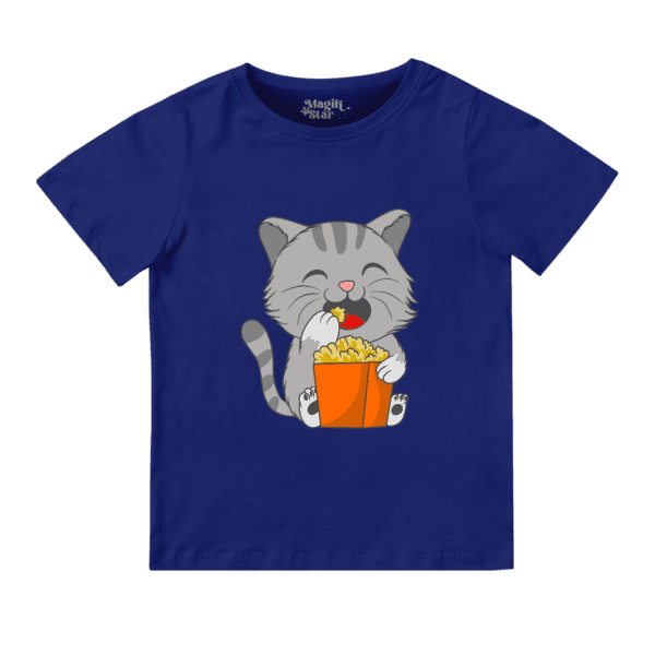 Popcorn Kitty Boys T-shirt - Image 6