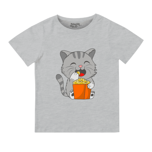 Popcorn Kitty Boys T-shirt - Image 3