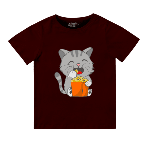Popcorn Kitty Boys T-shirt - Image 16
