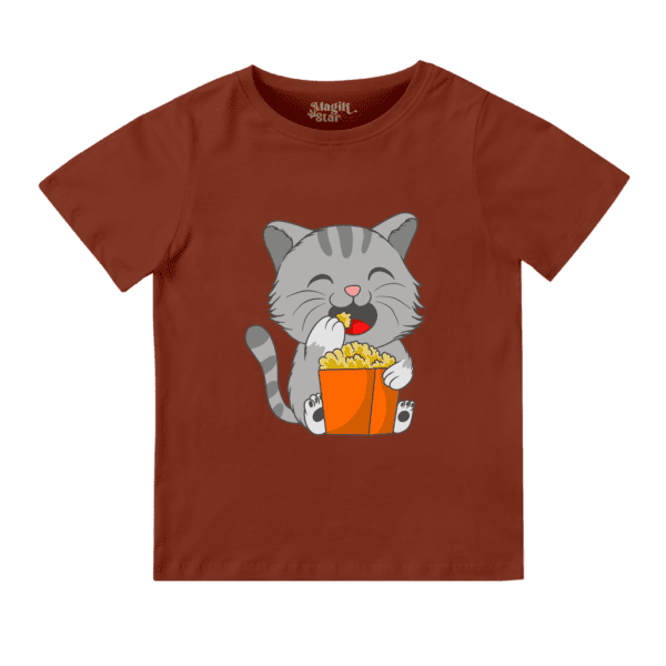 Popcorn Kitty Boys T-shirt - Image 15