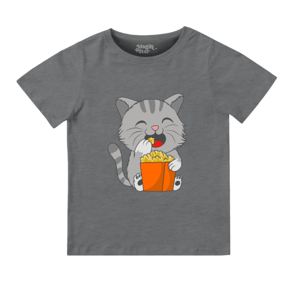Popcorn Kitty Boys T-shirt - Image 20