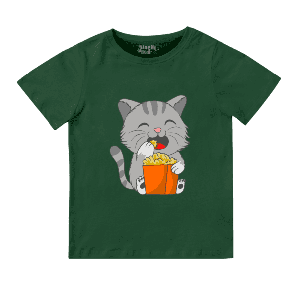 Popcorn Kitty Boys T-shirt - Image 8