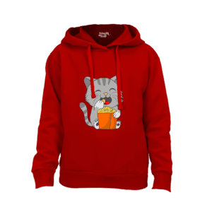 Popcorn Kitty Hooded Sweatshirt for Boys