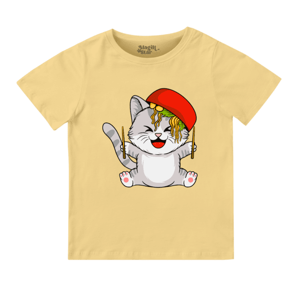 Playful Cat Boys Round Neck Boys T-shirt - Image 20