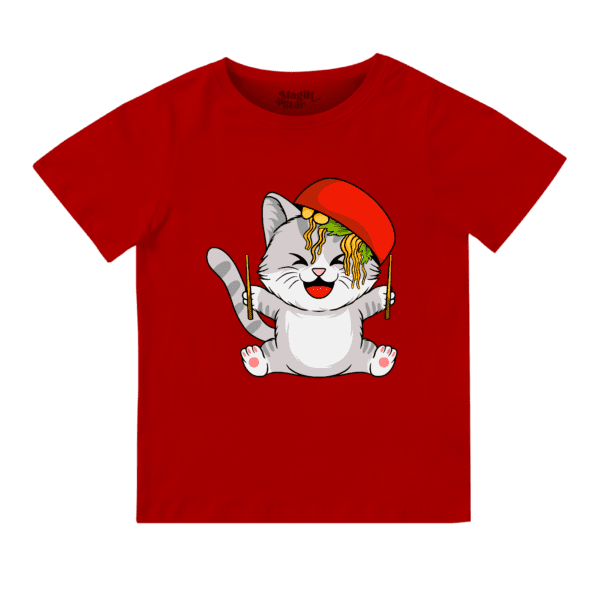 Playful Cat Boys Round Neck Boys T-shirt - Image 6