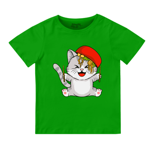 Playful Cat Boys Round Neck Boys T-shirt - Image 13