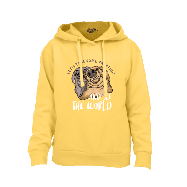 Doggy Vacation  Hoodie for Boys - Image 3