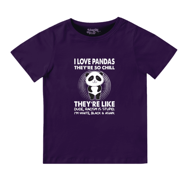 Cool Panda Round Neck Boys T-shirt - Image 12
