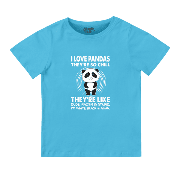 Cool Panda Round Neck Boys T-shirt - Image 6