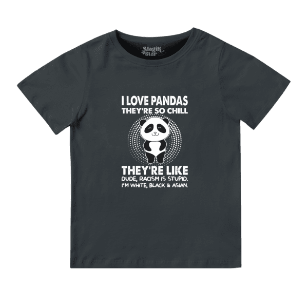 Cool Panda Round Neck Boys T-shirt - Image 22