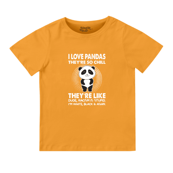 Cool Panda Round Neck Boys T-shirt - Image 10