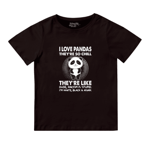 Cool Panda Round Neck Boys T-shirt - Image 21