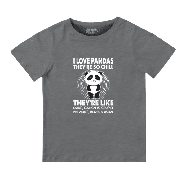 Cool Panda Round Neck Boys T-shirt - Image 20