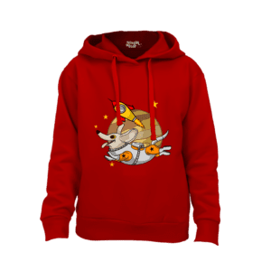 Flying Dog Hooded Sweatshirt for Boys