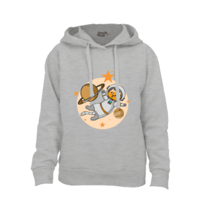 Astronaut Cat  Hoodie for Boys