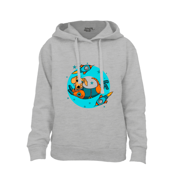 Floating Dog Hoodie for Boys - Image 3