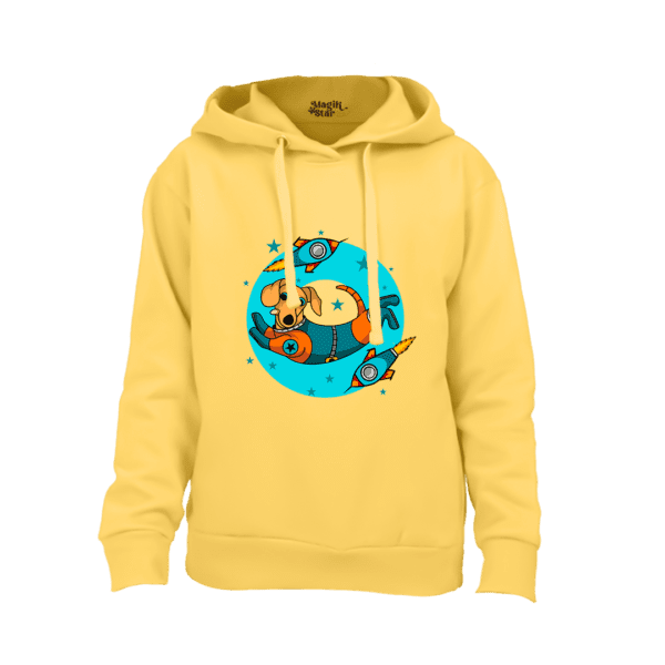 Floating Dog Hoodie for Boys - Image 4