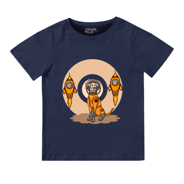Astro-Dog Round Neck T-shirt for Girls - Image 5