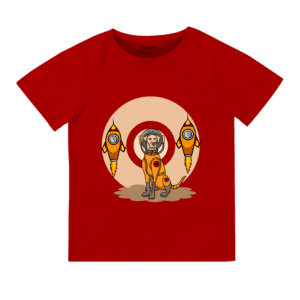 Astro-Dog Round Neck T-shirt for Girls