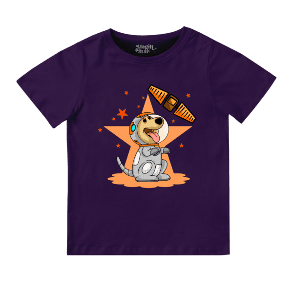Space Dog Round Neck Boys T-shirt - Image 13