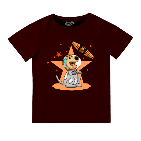 Space Dog Round Neck Boys T-shirt - Image 17