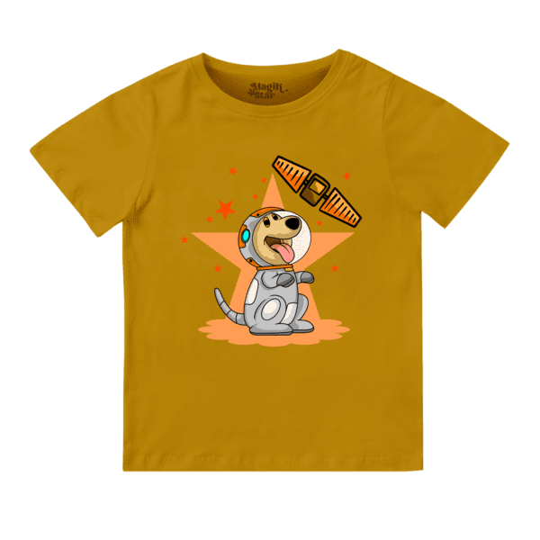 Space Dog Round Neck Boys T-shirt - Image 15