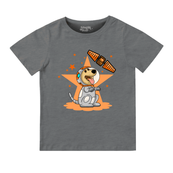 Space Dog Round Neck Boys T-shirt - Image 19
