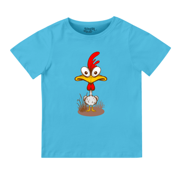 Crazy Chicken  Half Sleeve Boys T-shirt - Image 6