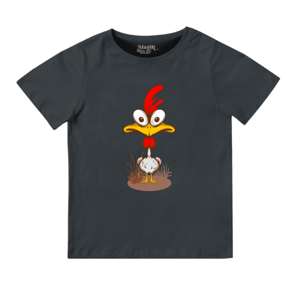 Crazy Chicken  Half Sleeve Boys T-shirt - Image 19