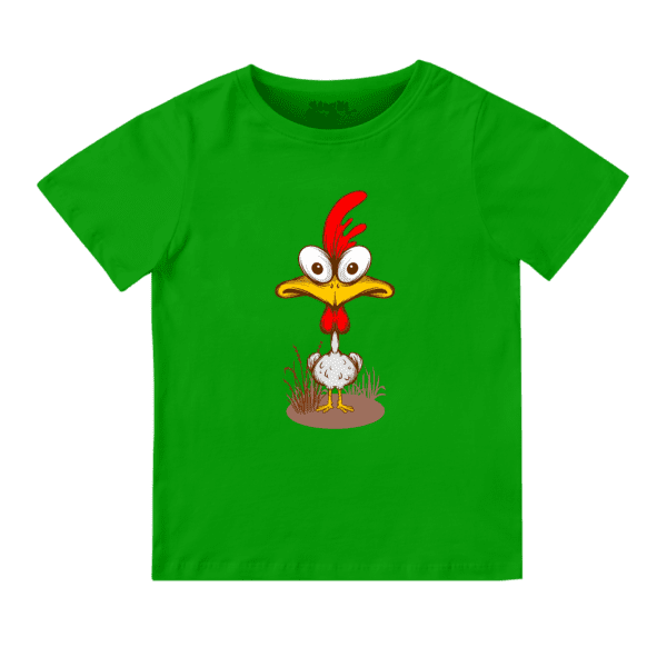 Crazy Chicken  Half Sleeve Boys T-shirt - Image 11