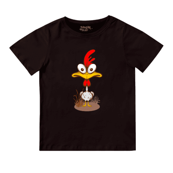 Crazy Chicken  Half Sleeve Boys T-shirt - Image 18
