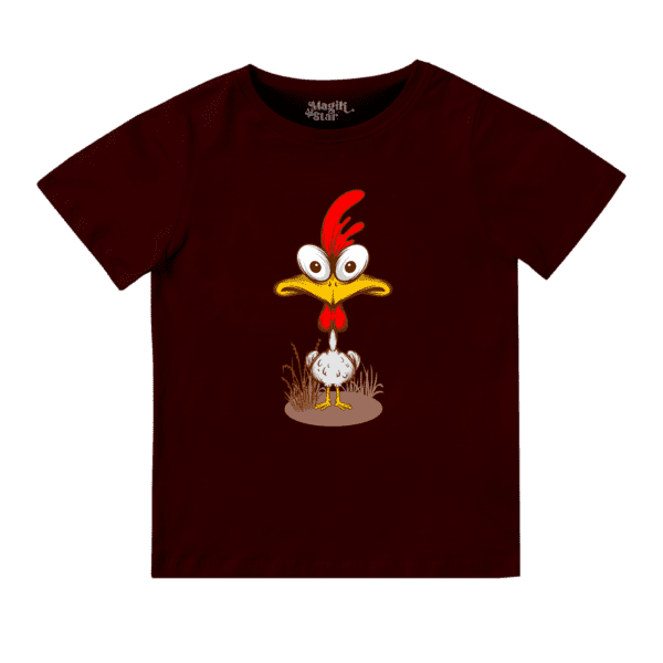 Crazy Chicken  Half Sleeve Boys T-shirt - Image 15
