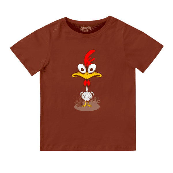 Crazy Chicken  Half Sleeve Boys T-shirt - Image 14