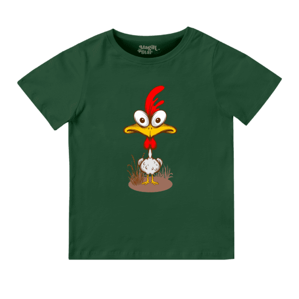 Crazy Chicken  Half Sleeve Boys T-shirt - Image 8