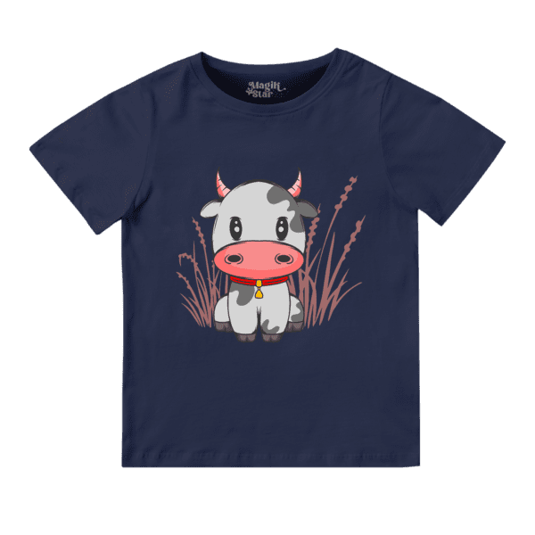 MOO-MOO Round Neck T-shirt for Girls - Image 5