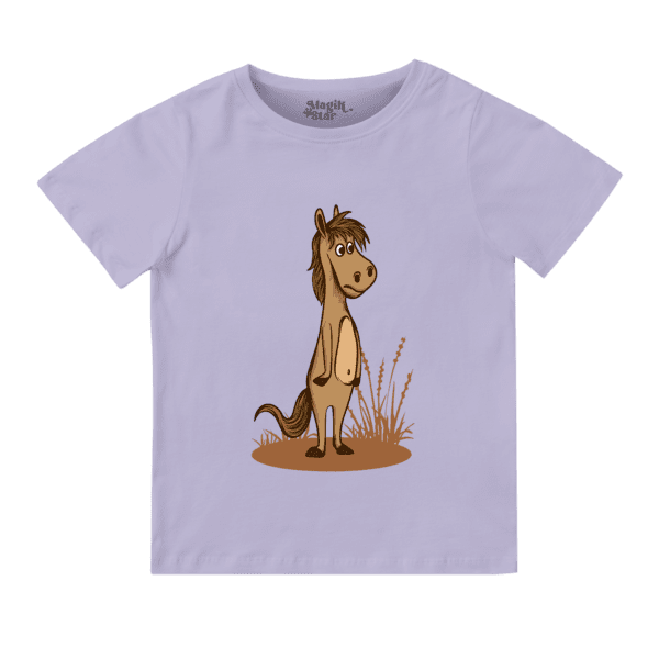 Cartoon Horse Half Sleeve Boys T-shirt - Image 18