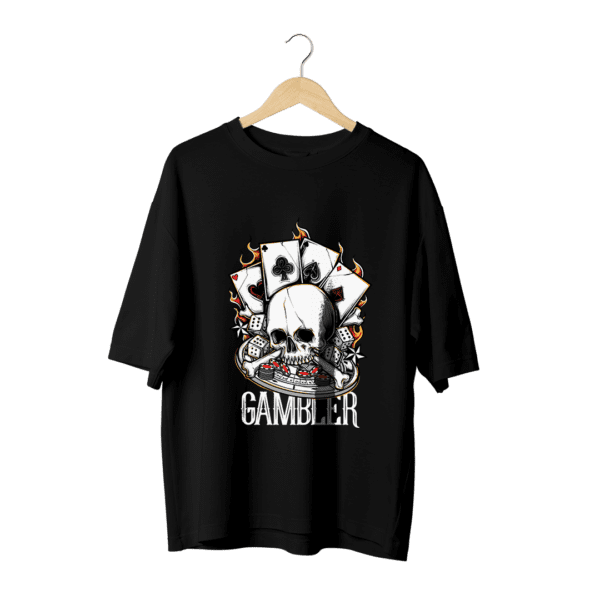 Skull print Oversized T-shirt