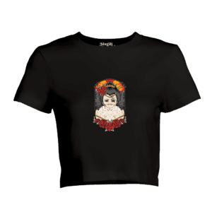 Geisha Women Crop Top