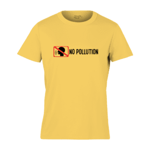 No Pollution Round Neck Mens T-shirt