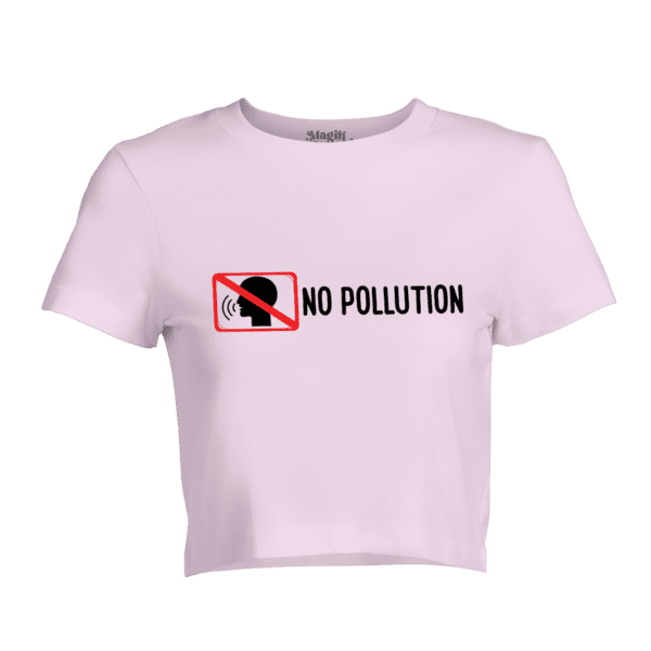 No Pollution Women Crop Top - Image 4
