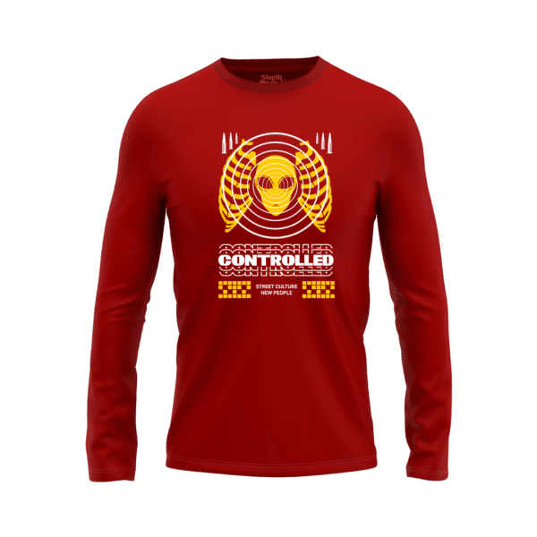 Street Style Round Neck full Sleeve T-shirt - Image 3
