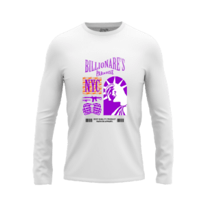 New York Round Neck Full Sleeve Mens T-Shirt