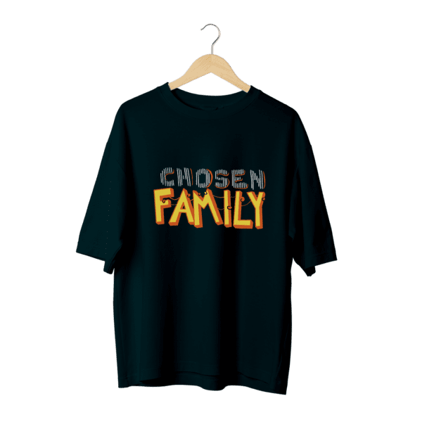 Chosen Family Oversized T-Shirt - Image 2