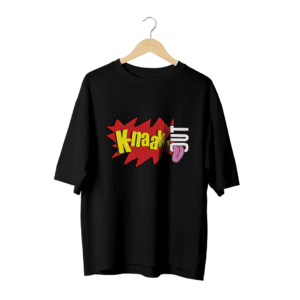 Knock Out Half Sleeve Oversized T-Shirt