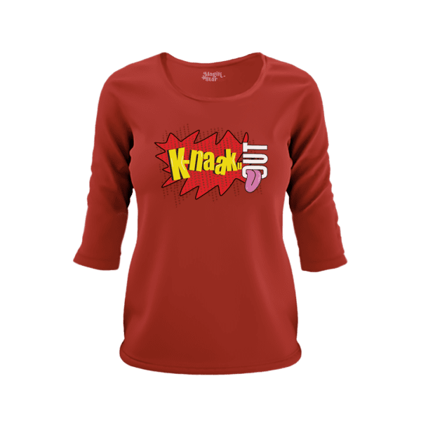 Knock Out 3/4 Sleeve Women T-Shirt - Image 5