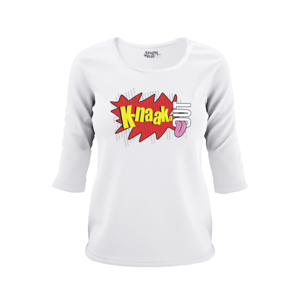 Knock Out 3/4 Sleeve Women T-Shirt - Image 3